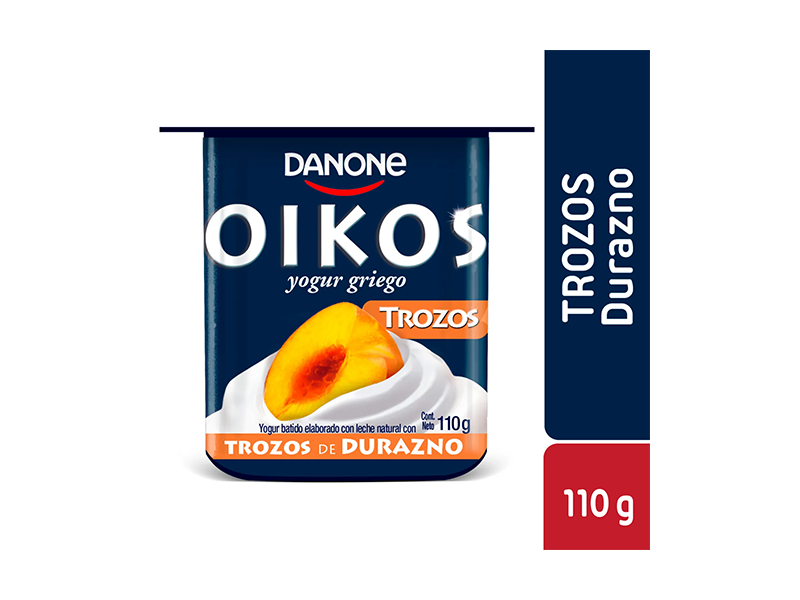 Danone Oikos Griego Trozos Durazno 110 Grs.